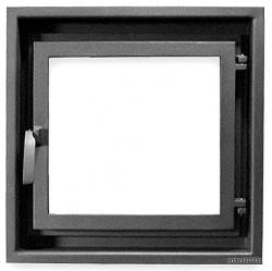 Kamint�r MINIMAL-II/4038-FK schwarz f�r die Details klicken Sie hier!